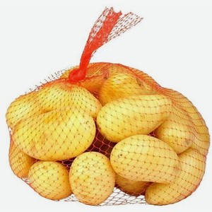 Картофель молодой в упаковке вес