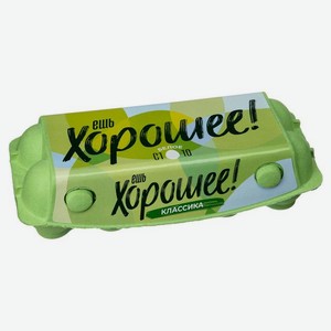 Яйцо куриное Ешь хорошее белое С1 10 шт. 700 г