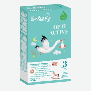 Напиток сухой молочный Беллакт Opti Active 3, для детей старше 12 месяцев, 400г.