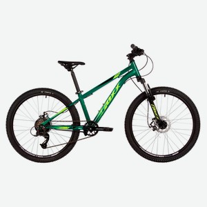 Велосипед Foxx Caiman JR зеленый, колеса 24