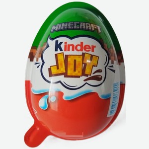 Яйцо шоколадное Kinder Joy Minecraft с игрушкой, 20г
