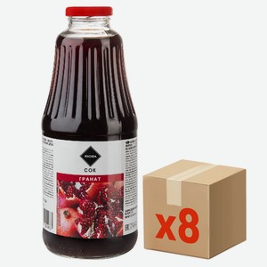 RIOBA Сок гранатовый, 1л x 8 шт