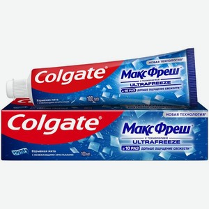 Зубная паста Colgate Макс Фреш Взрывная мята с освежающими кристаллами, 100мл, 100 мл