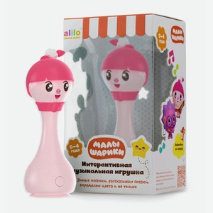 ALILO Интерактивная музыкальная игрушка Малышарик Нюшенька R1, цвет: Розовый