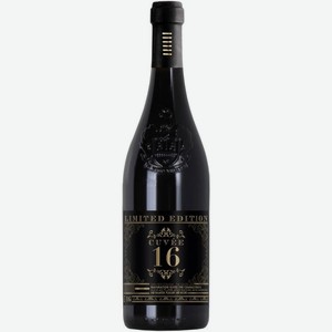 Вино Botter Cuvée 16 красное полусухое 16% 750мл, 750 мл