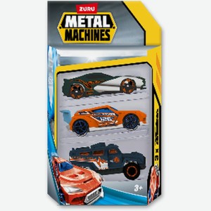 Набор игрушек Zuru Metal Machines Машинки, 3шт, 3 шт