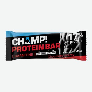 Батончик «Леовит» Champ! протеиновый шоколад-вишня, 45 г