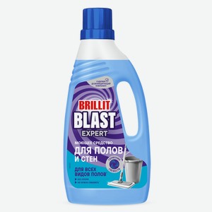 Средство моющее Brillit Blast для пола и стен гармония свежести, 1л