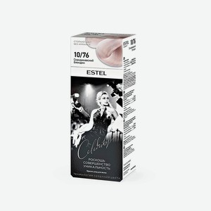 ESTEL PROFESSIONAL Краска-уход для волос без аммиака Celebrity, № 10/76 скандинавский блондин, 140 мл
