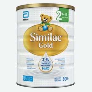 Детская молочная смесь Симилак (Similac) Золотой (Gold) 2 с 6 до 12 месяцев 800 г