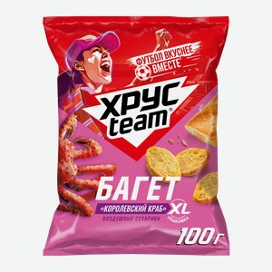 Сухарики Хрусteam Багет Краб 100 г