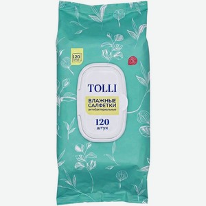 Салфетки влажные Толли (Tolli) универсальные антибактериальные 120 шт.