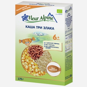 Каша детская Fleur Alpine безмолочная, 175г