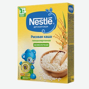 Каша безмолочная NESTLE, Рисовая, 200г