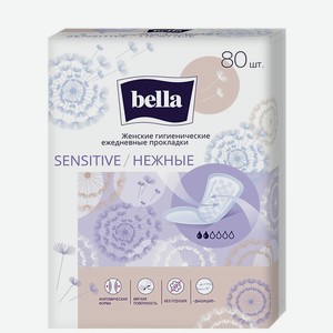 BELLA Ежедневные прокладки bella Sensitive, 80 шт.