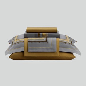 ARYA HOME COLLECTION Постельное белье Diamond сатин 2 Сп. 200x220 Nuit, Синий