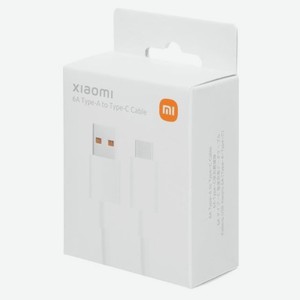 Кабель Xiaomi 6A Type-A to Type-C белый, 1 м