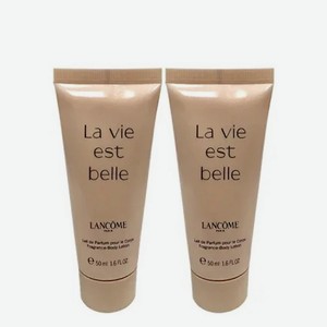 LANCOME Набор парфюмированных лосьонов для тела La Vie Est Belle, 50 мл × 2