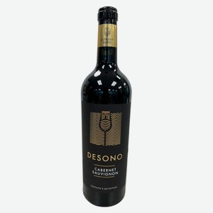 Вино Desono Каберне Совиньон красное сухое Россия, 0,75 л