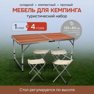 Стол, стул Рыжий кот туристический набор
