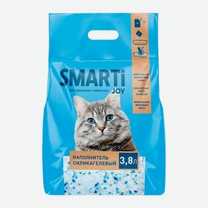 Наполнитель силикагелевый Smarti Joy 3.8л 1.6 кг