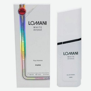LOMANI Туалетная вода мужская White Intense, 100 мл