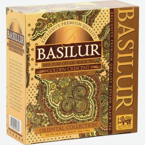 Чай черный Basilur Восточная коллекция Золотой Месяц 100х2г, 100 шт