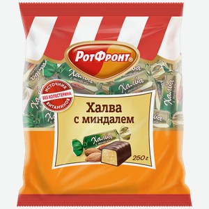 Халва РОТ ФРОНТ с миндалем, 250г