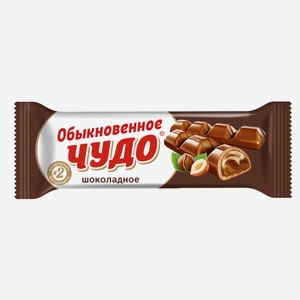 Батончик вафельный Славянка Обыкновенное чудо Шоколадное, 55г