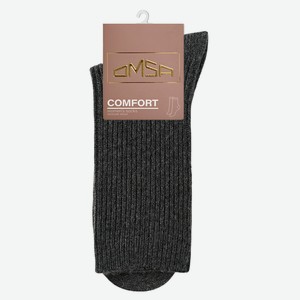 Носки женские Omsa Comfort 354 Grigio Scuro полиэстер и полиамид люрекс высокие размер 39-42