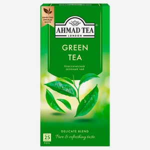 Чай зеленый Ахмад Ти (Ahmad Tea) Премиум (Premium) Классический 25 шт. x 2 г