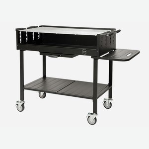 METRO PROFESSIONAL Гриль угольный Deluxe с боковым столиком, 137см