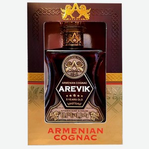 Коньяк армянский АРЕВИК 5-летний 40% (Армения), 0,5л