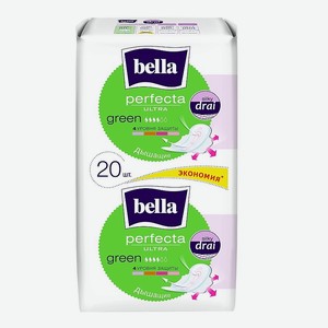 BELLA Прокладки ультратонкие Perfecta Ultra Green, 20 шт.