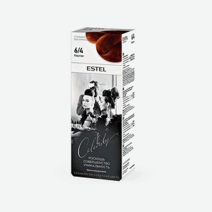 ESTEL PROFESSIONAL Краска-уход для волос без аммиака Celebrity, № 6/4 каштан, 140 мл