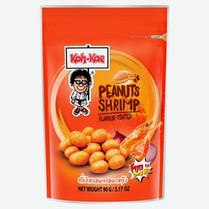 Арахис KOH-KAE в панировке со вкусом креветки Таиланд, 90 г