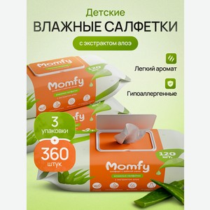 Влажные полотенца Momfy Allergy Comfort 360 шт. 3 упак.