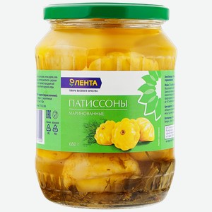Патиссоны маринованные лента, 720мл