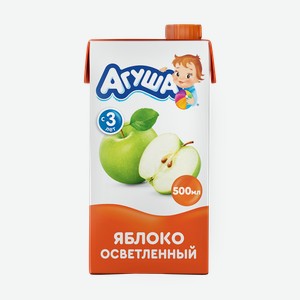 Сок «Агуша» яблоко осветлённый с 3 лет, 500 мл