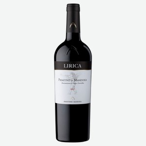 Вино Produttori di Manduria Lirica красное сухое Италия, 0,75 л