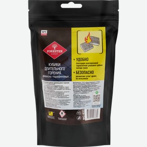 Кубики древесно-парафиновые для розжига PLATINUM CHOICE, Арт. 999729, 24шт