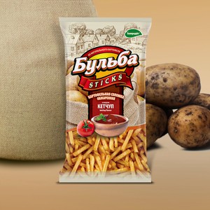 Соломка из картофеля  Бульба Sticks , 75 г, в ассортименте