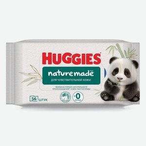 Салфетки влажные Huggies Nature Made детские 0+, 56шт