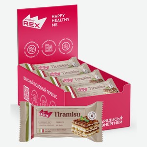 Пирожное протеиновое ProteinRex MiniCake Тирамису без сахара, 40г x 8 шт