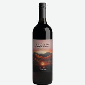 Вино High Hills Shiraz красное полусухое, 0.75л
