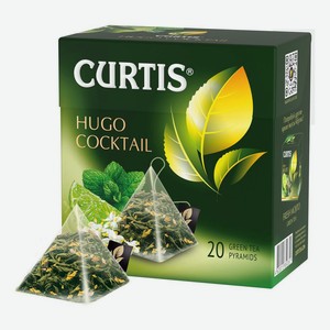 Чай зеленый Curtis Hugo Cocktail в пирамидках 1,8 г х 20 шт