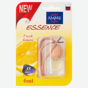 Ароматизатор автомобильный подвесной Rash Ambre Essence Fresh Lemon, 6 мл