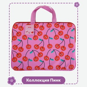 Сумка для ноутбука АШАН Красная птица Пинк Вишни, 365х270 мм