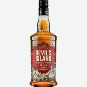 Коктейль DEVIL S ISLAND Спайсд с ромом 35%, 0.5л