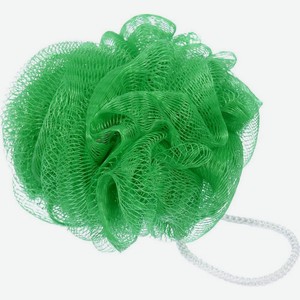 Мочалка для душа, бани и сауны БАННЫЕ ШТУЧКИ Бант малая, d 10см, Soft, цвет в ассортименте